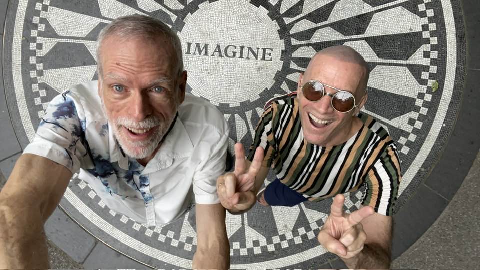 Steve playing IMAGINE on the famous John Lennon piano
